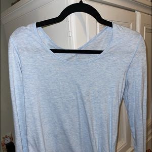 Blue Lululemon long sleeve top